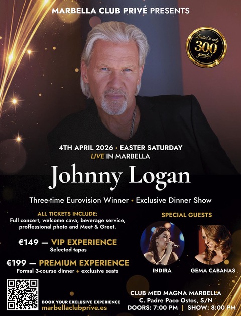 Johnny Logan live in Marbella